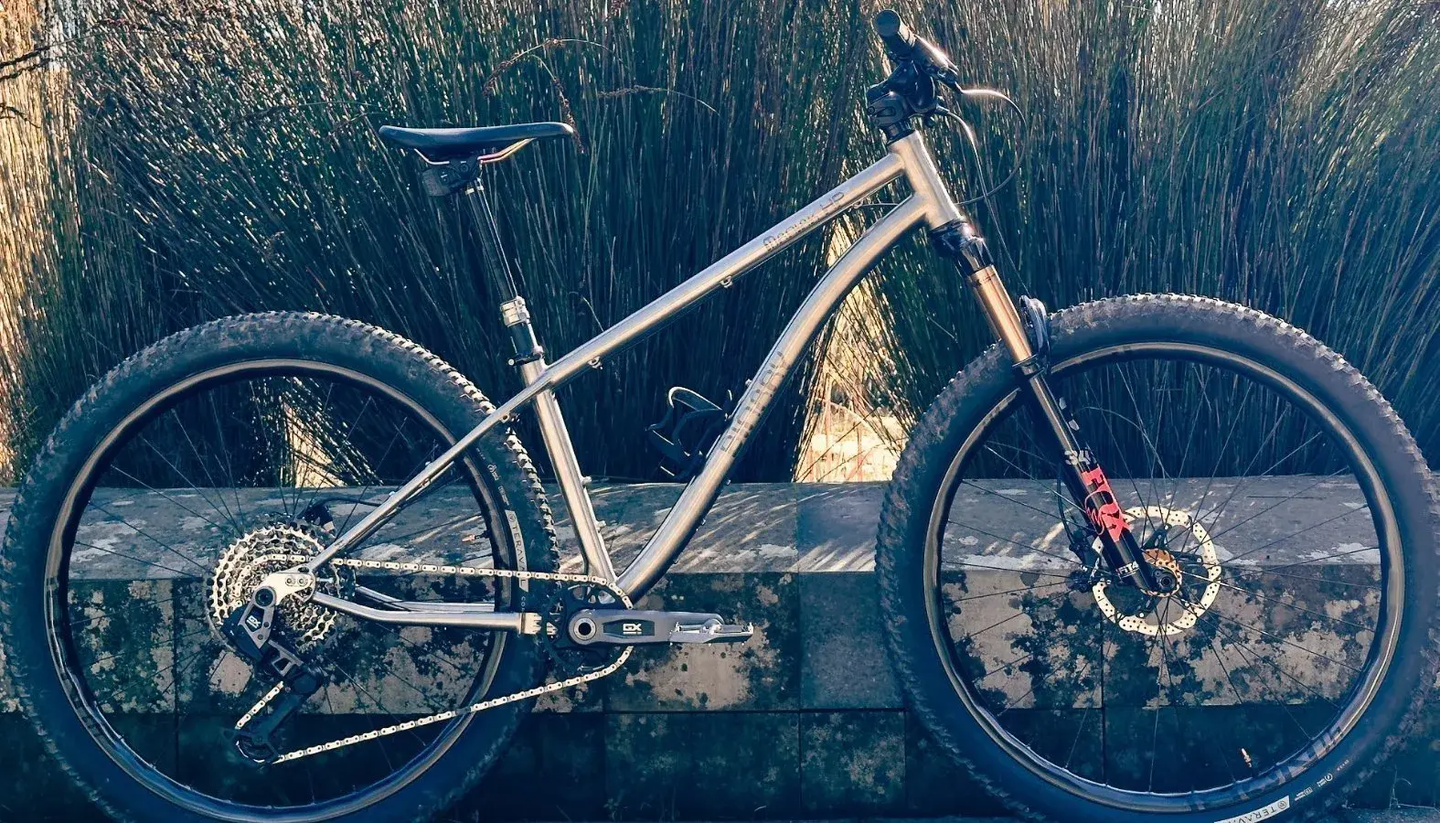 First Unruled titanium mullet hardtail development frame